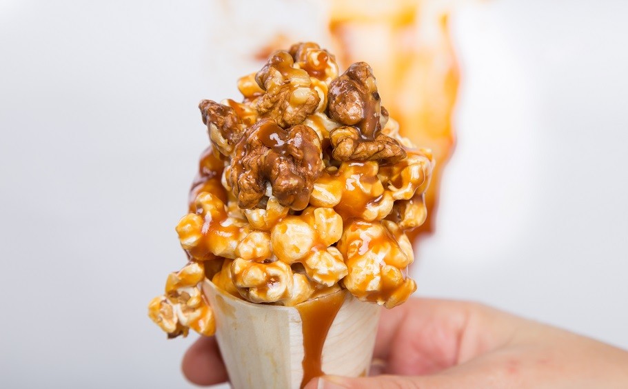 Aroma Coffee Mill Glazed Popcorn